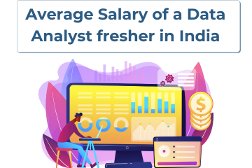 What is the average salary of a data analyst fresher in India?